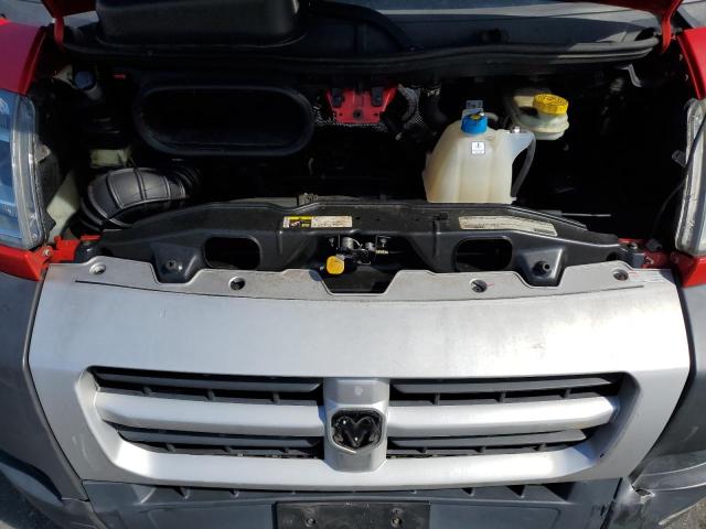 3C6TRVCG9EE108339 - 2014 RAM PROMASTER 2500 HIGH RED photo 12