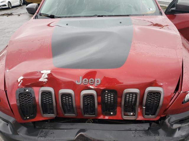 1C4PJMBSXEW310744 - 2014 JEEP CHEROKEE TRAILHAWK RED photo 12