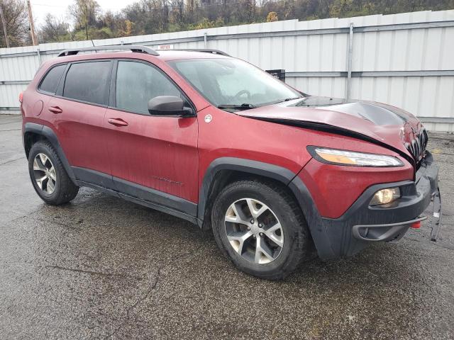 1C4PJMBSXEW310744 - 2014 JEEP CHEROKEE TRAILHAWK RED photo 4