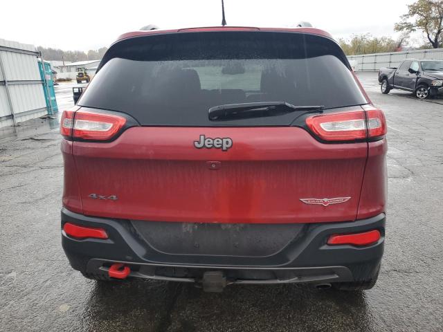 1C4PJMBSXEW310744 - 2014 JEEP CHEROKEE TRAILHAWK RED photo 6