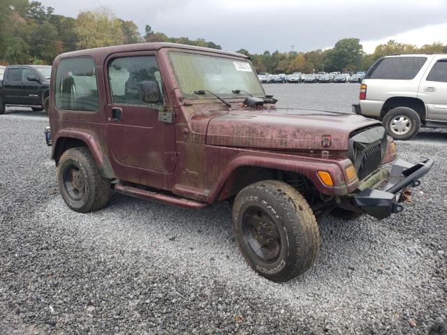 1J4FA29113P346966 - 2003 JEEP WRANGLER / SE BURGUNDY photo 4