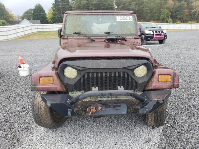 1J4FA29113P346966 - 2003 JEEP WRANGLER / SE BURGUNDY photo 5