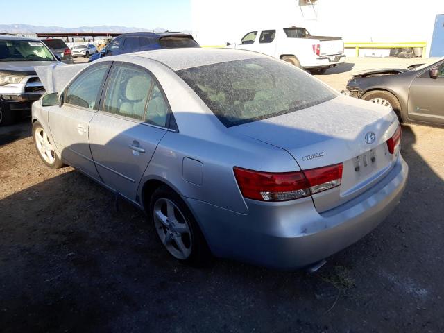 5NPEU46F66H018303 - 2006 HYUNDAI SONATA 4D GLS SILVER photo 2