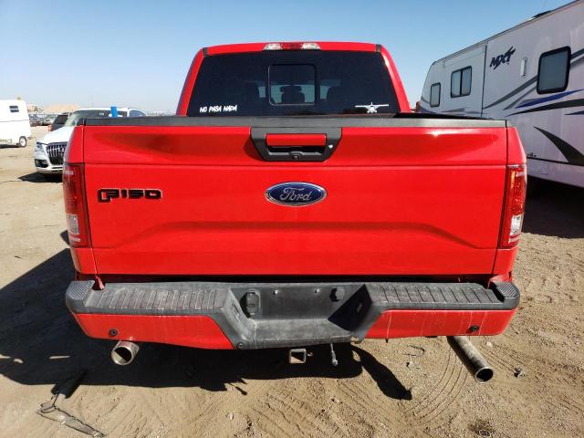 1FTEW1EF1GKE14121 - 2016 FORD F150 SUPERCREW RED photo 6