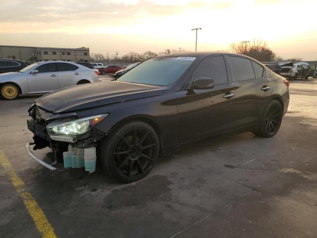 JN1EV7AP4JM365872 - 2018 INFINITI Q50 LUXE BLACK photo 1