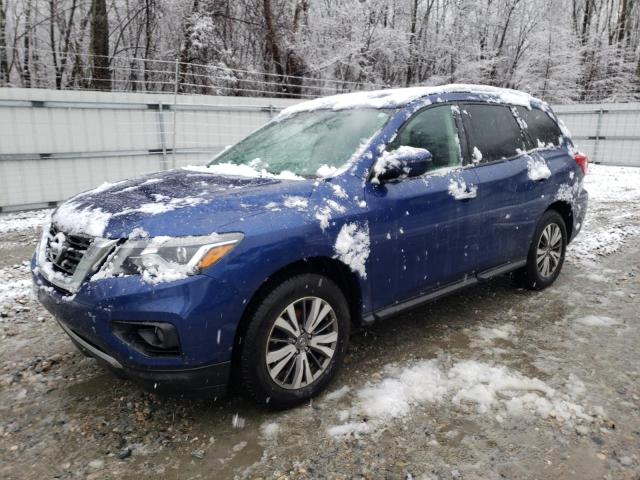 5N1DR2MMXJC663331 - 2018 NISSAN PATHFINDER S BLUE photo 1