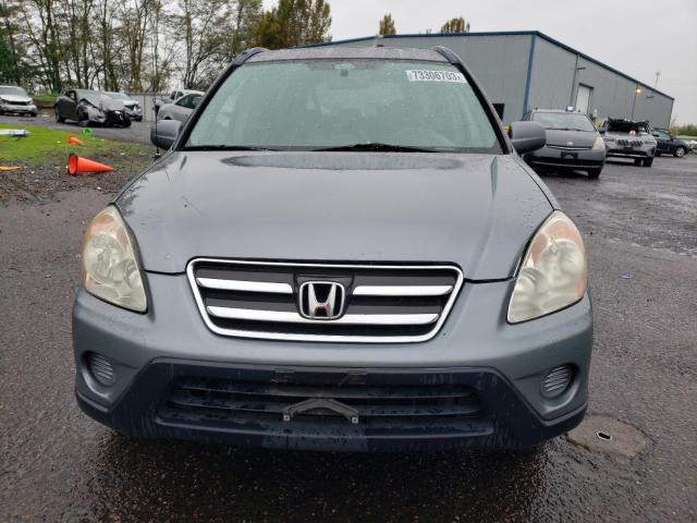 JHLRD78905C015856 - 2005 HONDA CR-V SE GRAY photo 5