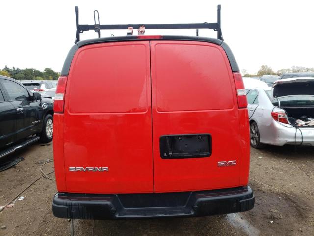 1GTW7AFG8J1185474 - 2018 GMC SAVANA G2500 RED photo 6