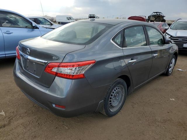 3N1AB7AP7FL641390 - 2015 NISSAN SENTRA S GRAY photo 3