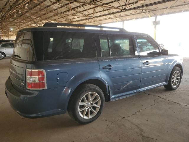 2FMGK5B84KBA33203 - 2019 FORD FLEX SE BLUE photo 3