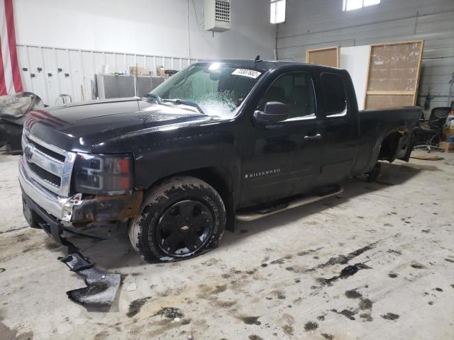 1GCEK19J07Z634061 - 2007 CHEVROLET SILVERADO BLACK photo 1