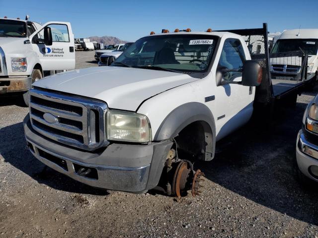 1FDXF46P85EB32728 - 2005 FORD F450 SUPER DUTY WHITE photo 1