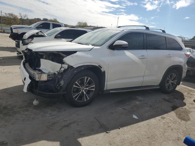 5TDKKRFH4GS134702 - 2016 TOYOTA HIGHLANDER XLE WHITE photo 1