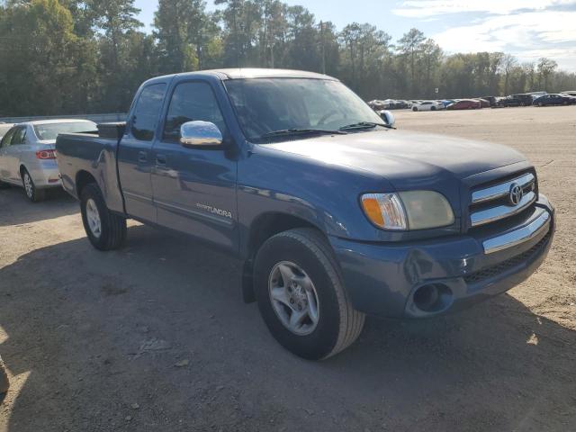 5TBRT34104S455199 - 2004 TOYOTA TUNDRA ACCESS CAB SR5 BLUE photo 4