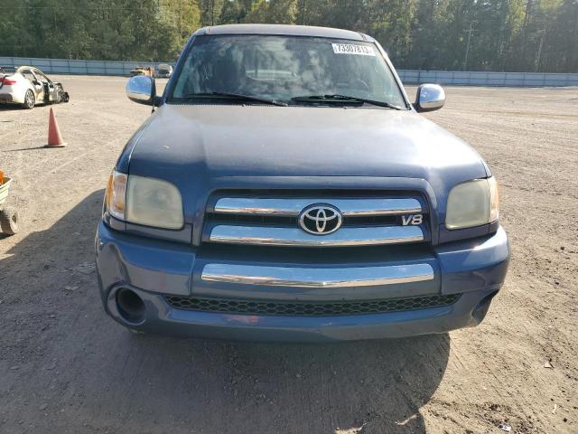 5TBRT34104S455199 - 2004 TOYOTA TUNDRA ACCESS CAB SR5 BLUE photo 5