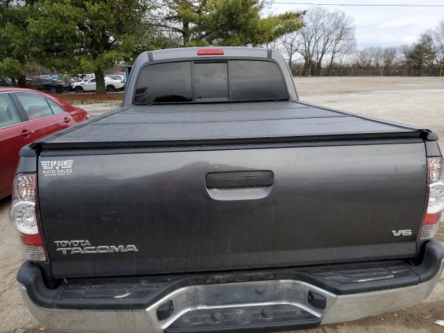 5TFUU4EN1BX022360 - 2011 TOYOTA TACOMA ACCESS CAB ნაცრისფერი ფოტო 6