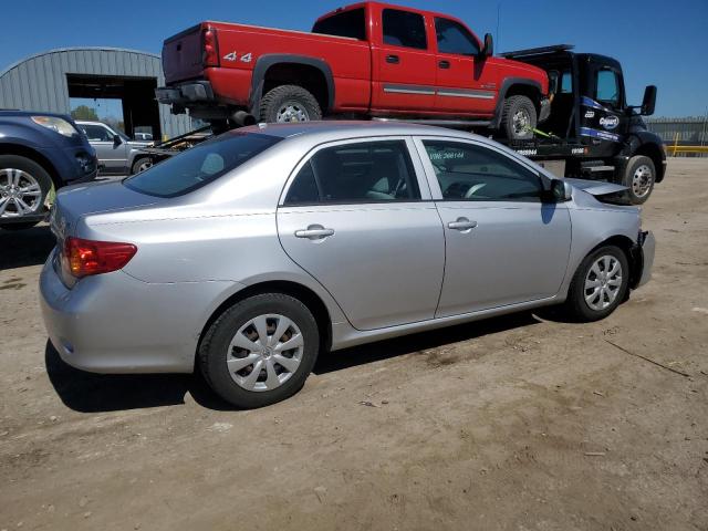 1NXBU4EE3AZ290605 - 2010 TOYOTA COROLLA BASE SILVER photo 3