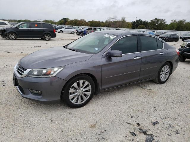 1HGCR2F89FA085534 - 2015 HONDA ACCORD EXL GRAY photo 1