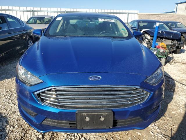 3FA6P0HD4HR122049 - 2017 FORD FUSION SE BLUE photo 5