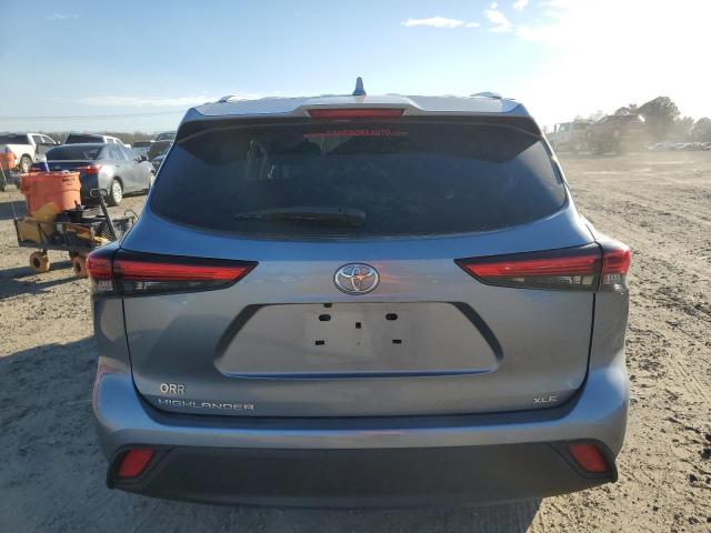 5TDGZRAH9LS010833 - 2020 TOYOTA HIGHLANDER XLE ნაცრისფერი ფოტო 6