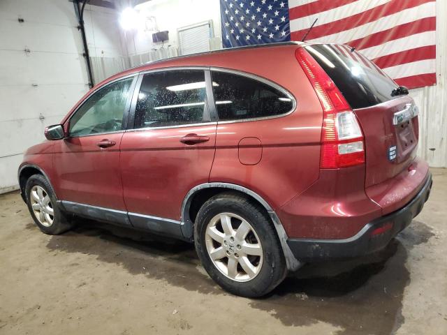 JHLRE48737C048802 - 2007 HONDA CR-V EXL BURGUNDY photo 2