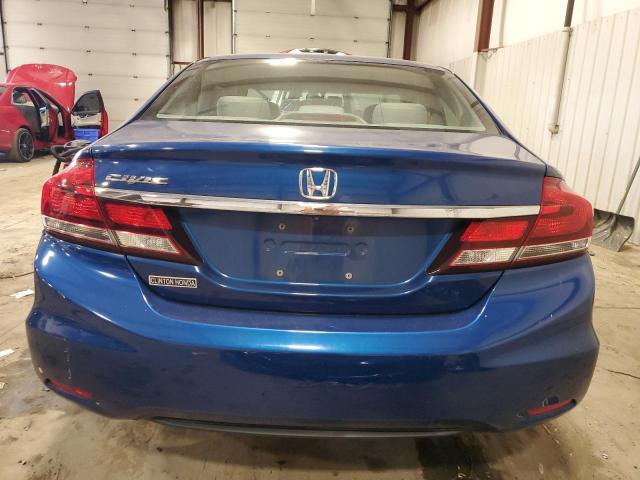 19XFB2F56DE268566 - 2013 HONDA CIVIC LX BLUE photo 6