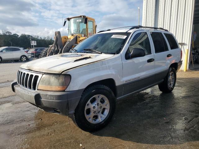 1J4G248S9YC201437 - 2000 JEEP GRAND CHER LAREDO WHITE photo 1