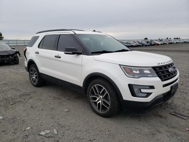 1FM5K8GT9GGD29873 - 2016 FORD EXPLORER SPORT WHITE photo 4