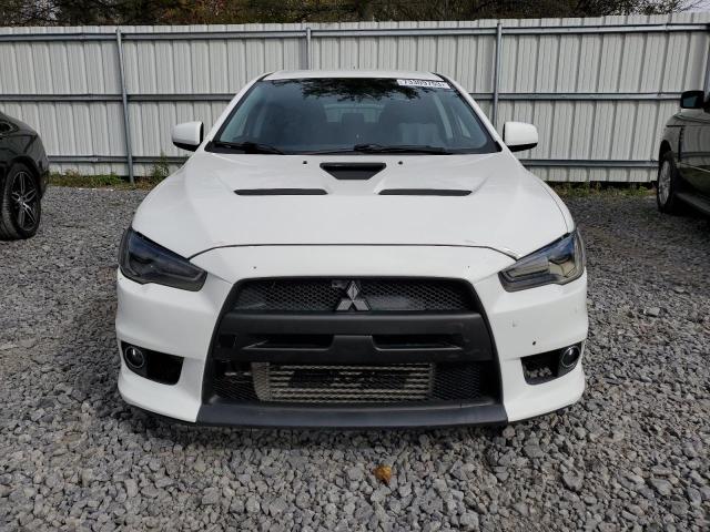 JA32W8FV6DU005337 - 2013 MITSUBISHI LANCER EVOLUTION GSR WHITE photo 5