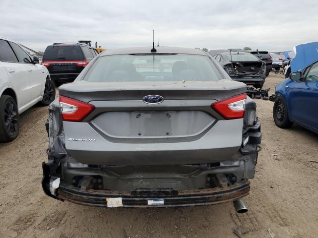 1FA6P0G76E5351519 - 2014 FORD FUSION S GRAY photo 6