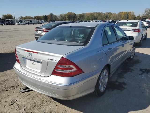 WDBRF92H06F826350 - 2006 MERCEDES-BENZ C 280 4MATIC SILVER photo 3