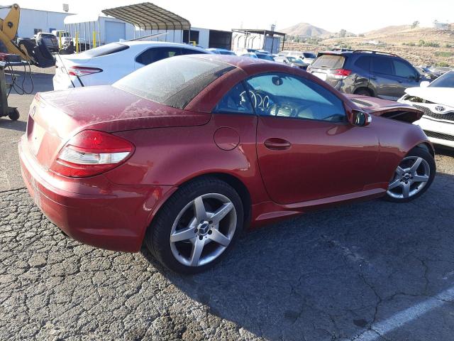 WDBWK56F85F053030 - 2005 MERCEDES-BENZ SLK 350 RED photo 3