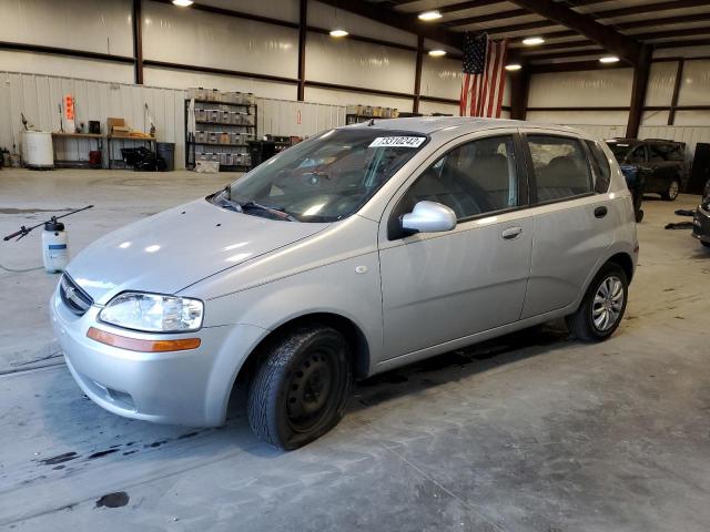 KL1TD66696B641202 - 2006 CHEVROLET AVEO BASE SILVER photo 1