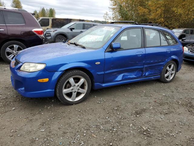 JM1BJ245031108270 - 2003 MAZDA PROTEGE PR5 BLUE photo 1