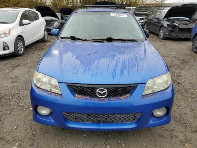 JM1BJ245031108270 - 2003 MAZDA PROTEGE PR5 BLUE photo 5