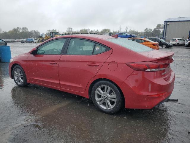 KMHD84LF4JU470555 - 2018 HYUNDAI ELANTRA SEL RED photo 2