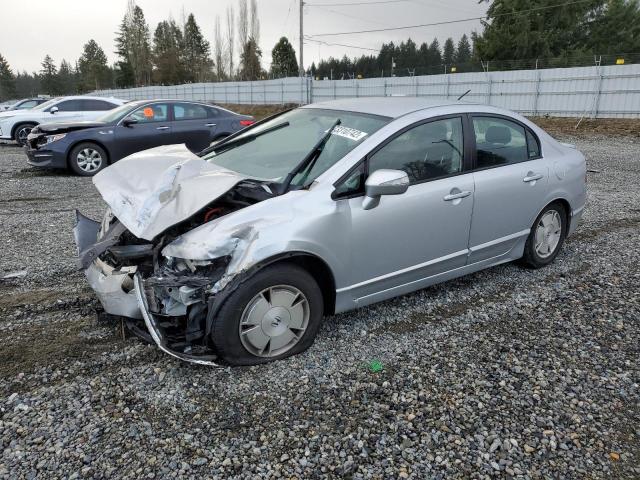 JHMFA36216S017502 - 2006 HONDA CIVIC HYBRID SILVER photo 1