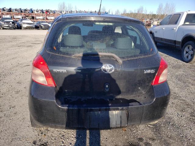 JTDKT923975036861 - 2007 TOYOTA YARIS BLACK photo 6