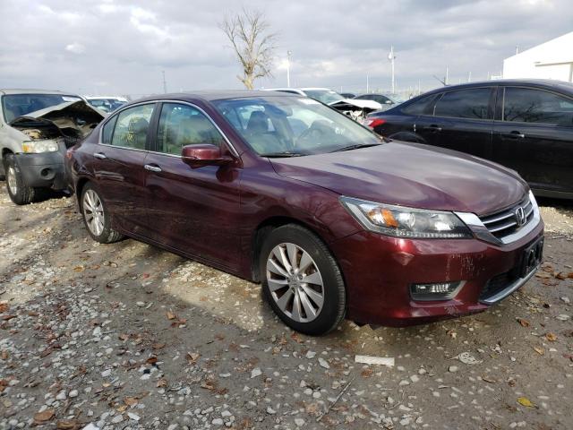 1HGCR2F81FA074804 - 2015 HONDA ACCORD EXL MAROON photo 4