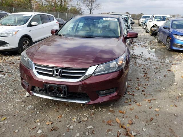 1HGCR2F81FA074804 - 2015 HONDA ACCORD EXL MAROON photo 5