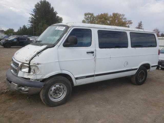 2B4JB25Y5YK174839 - 2000 DODGE RAM WAGON B2500 WHITE photo 1