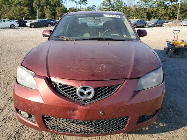 JM1BK32FX81113045 - 2008 MAZDA 3 I MAROON photo 5