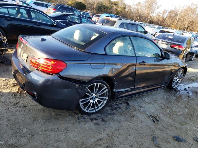 WBA4U9C30H5H64512 - 2017 BMW 430XI GRAY photo 3