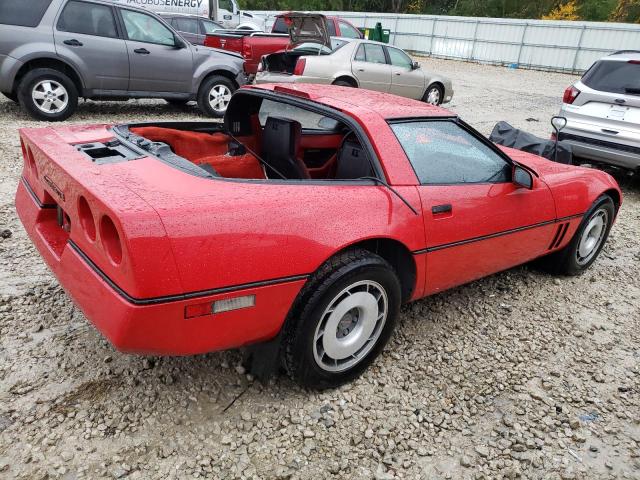 1G1YY2182H5101463 - 1987 CHEVROLET CORVETTE RED photo 3