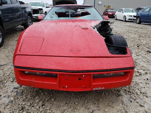 1G1YY2182H5101463 - 1987 CHEVROLET CORVETTE RED photo 5