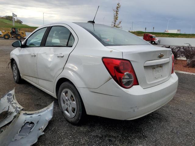 1G1JA5SH6F4120283 - 2015 CHEVROLET SONIC LS WHITE photo 2