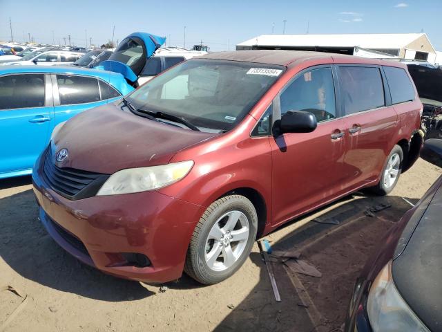 5TDKA3DC3BS005270 - 2011 TOYOTA SIENNA BASE BURGUNDY photo 1