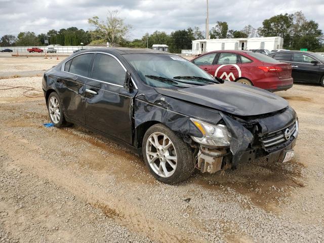 1N4AA5AP1CC811177 - 2012 NISSAN MAXIMA S BLACK photo 4