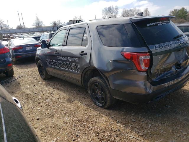 1FM5K8AR5GGA19068 - 2016 FORD EXPLORER POLICE INTERCEPTOR GRAY photo 2