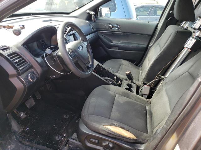 1FM5K8AR5GGA19068 - 2016 FORD EXPLORER POLICE INTERCEPTOR GRAY photo 7